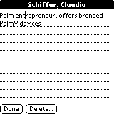 ��� �������� ��������� �� ������ Palm