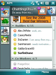 Скачать AIM For Windows Mobile V2.2: Утилита Для Обмена.